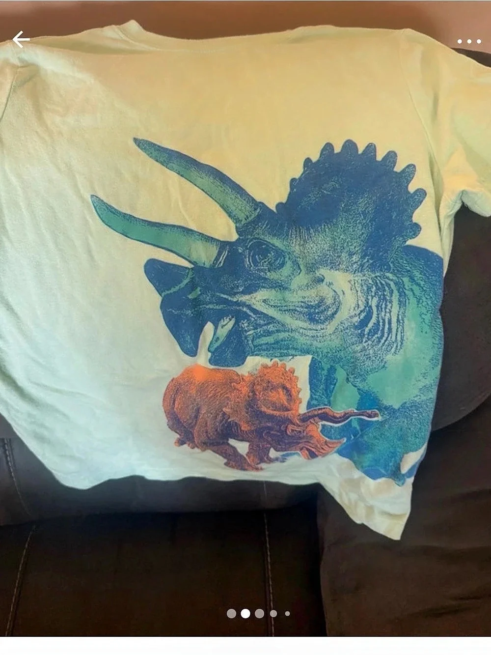 Carter's Boys Dinosaur Graphic Tee Green & Blue size 10/12